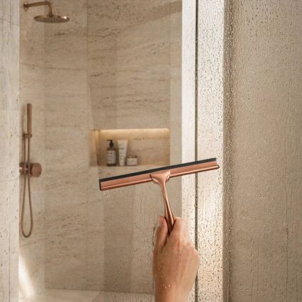 REA-72065 - Glas-skraber med holder i børstet kobber