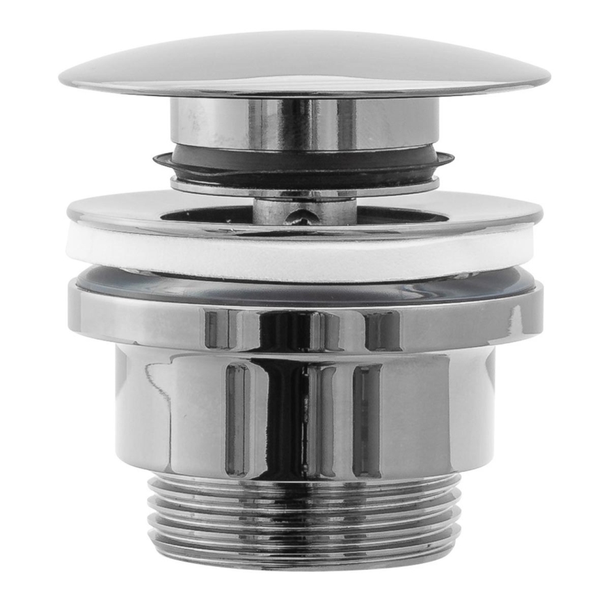 REA-A5217 - Click-clack bundventil til håndvask Ø 6,4 cm, poleret krom