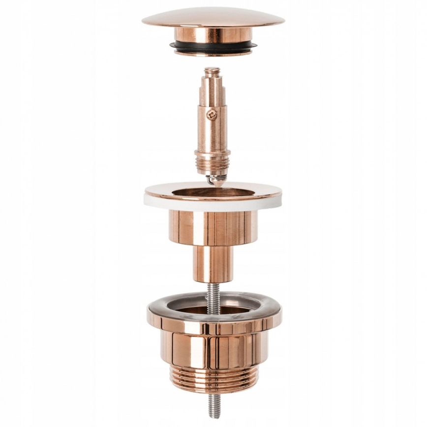REA-A533A - Bundventil CLICK-CLACK Ø 6,4 cm rosaguld