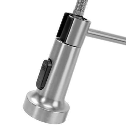 REA-B0417 - Køkkenarmatur med udtrækbar bruser COLIN 42,5 cm nikkel
