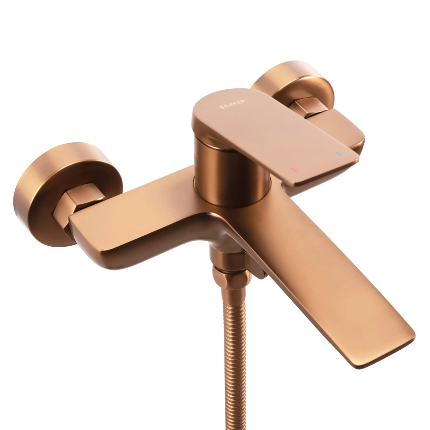 REA-B0492 - Badekarsæt AVALON i børstet kobber