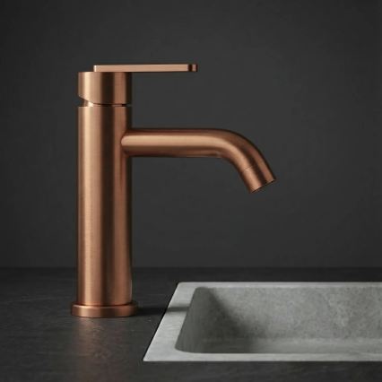 REA-B0970 - Håndvaskarmatur ONTARIO 17,5 cm børstet kobber