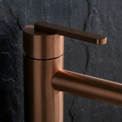 REA-B0970 - Håndvaskarmatur ONTARIO 17,5 cm børstet kobber