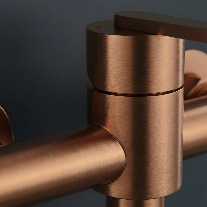 REA-B0974 - Brusesæt med ONTARIO-armatur i kobber