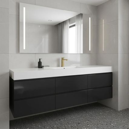 REA-B0976 - Håndvaskarmatur ARLO 17 cm i børstet guld