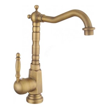 REA-B2150 - BONA håndvaskarmatur, 28,5 cm, børstet guld
