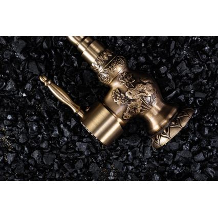 REA-B2500 - Håndvaskarmatur VENICE 32 cm i børstet guld