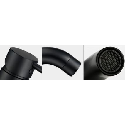 REA-B4102 - Vaskebatteri LUNGO 16,5 cm sort