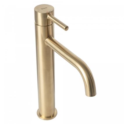 REA-B4526 - Håndvaskarmatur LUNGO 28 cm børstet guld