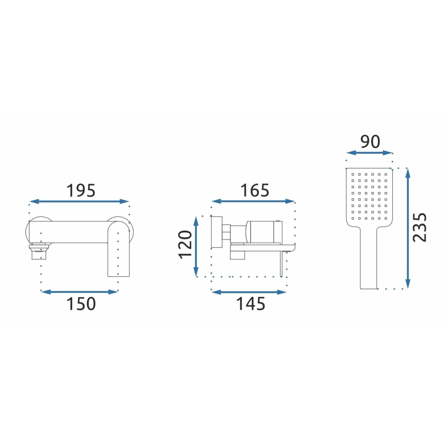 REA-B4585 - Badekarsæt STORM titan
