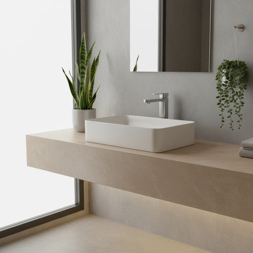 REA-B4588 - Håndvaskarmatur ARLO 30 cm nikkel