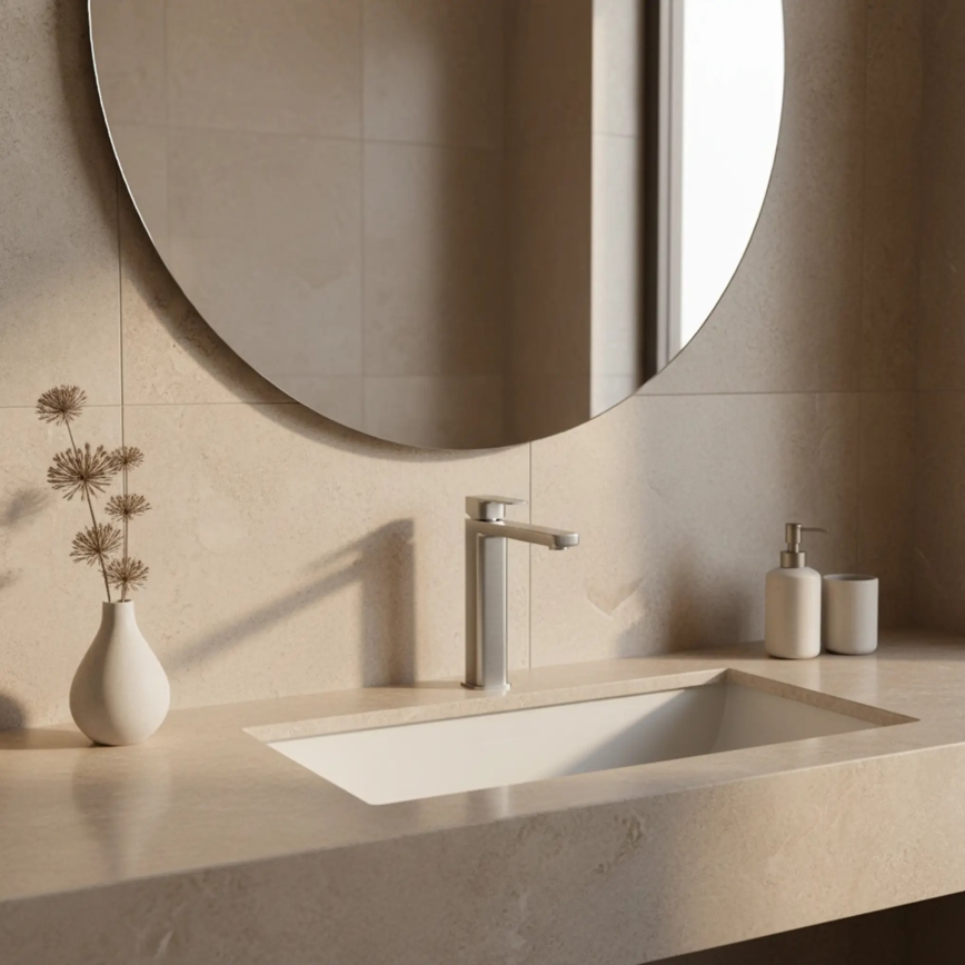 REA-B4588 - Håndvaskarmatur ARLO 30 cm nikkel