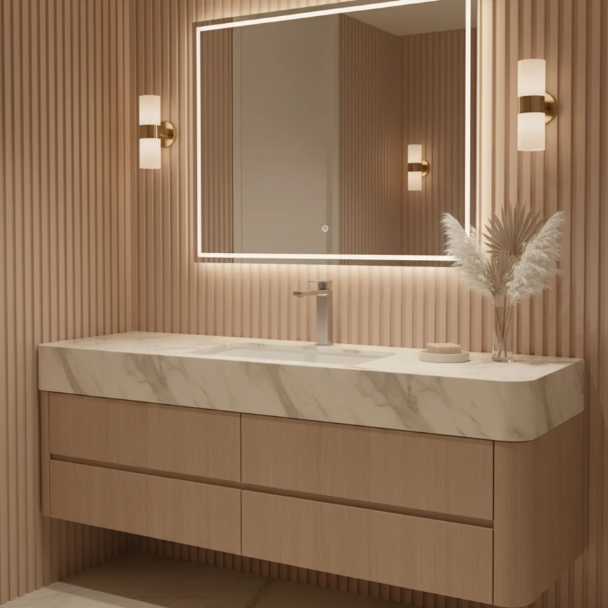 REA-B4588 - Håndvaskarmatur ARLO 30 cm nikkel