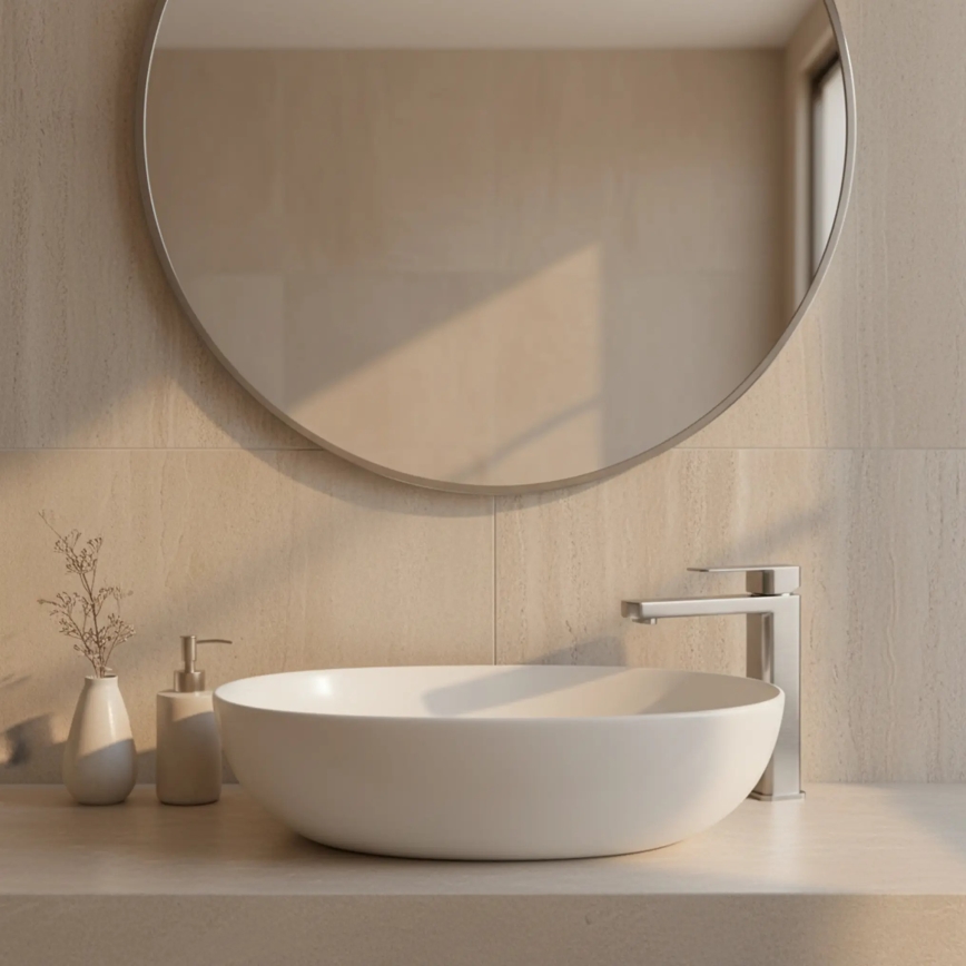 REA-B4588 - Håndvaskarmatur ARLO 30 cm nikkel