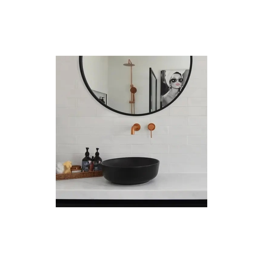 REA-B4600 - Håndvaskarmatur til indbygning LUNGO, børstet kobber