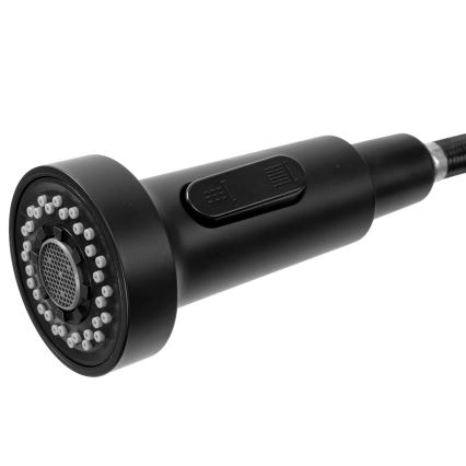 REA-B4820 - Køkkenarmatur med udtrækbar bruser COLIN 42,5 cm sort