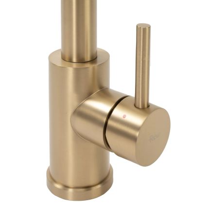 REA-B4821 - Køkkenbatteri med udtrækbar bruser COLIN 42,5 cm børstet guld