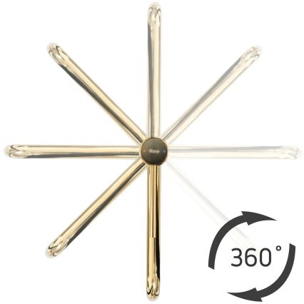REA-B5002 - Håndvaskarmatur LUGANO 34 cm, guldfarvet