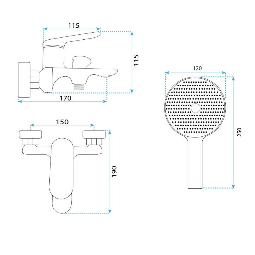 REA-B5063 - Badekarsæt MARCO titan