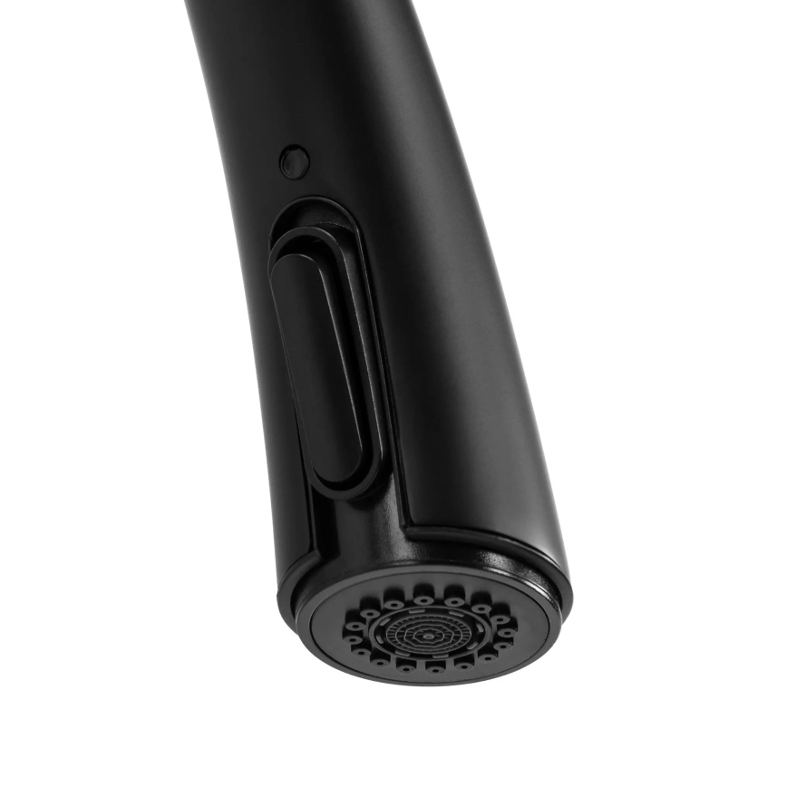 REA-B5313 - Køkkenarmatur med udtrækbar bruser ROSS 43 cm sort