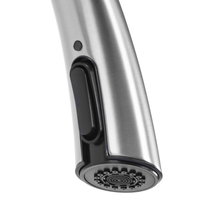 REA-B5314 - Køkkenarmatur med udtrækbar bruser ROSS, 43 cm, nikkel