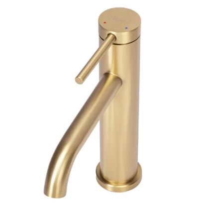 REA-B5323 - Håndvaskarmatur CLIF 20,5 cm børstet guld