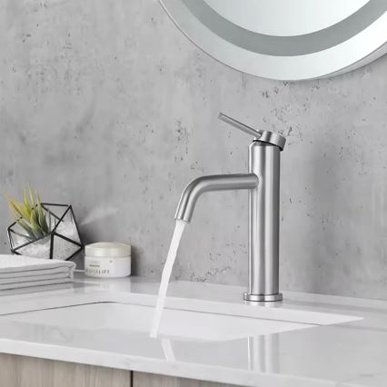 REA-B5324 - Håndvaskarmatur CLIF 20,5 cm, børstet stål