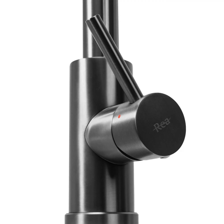 REA-B7437 - Køkkenarmatur med udtrækbar bruser FRESH 45 cm titan