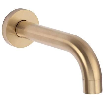 REA-B7503 - Badekarssæt med indbygget vægbatteri LUNGO i børstet guld