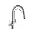 REA-B7563 - Køkkenarmatur med udtrækbar bruser og ECO FRESH-filtrering, 37,5 cm, nikkel