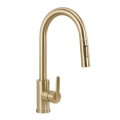 REA-B7575 - Køkkenarmatur med udtrækbar bruser ONTARIO 38 cm, børstet guld