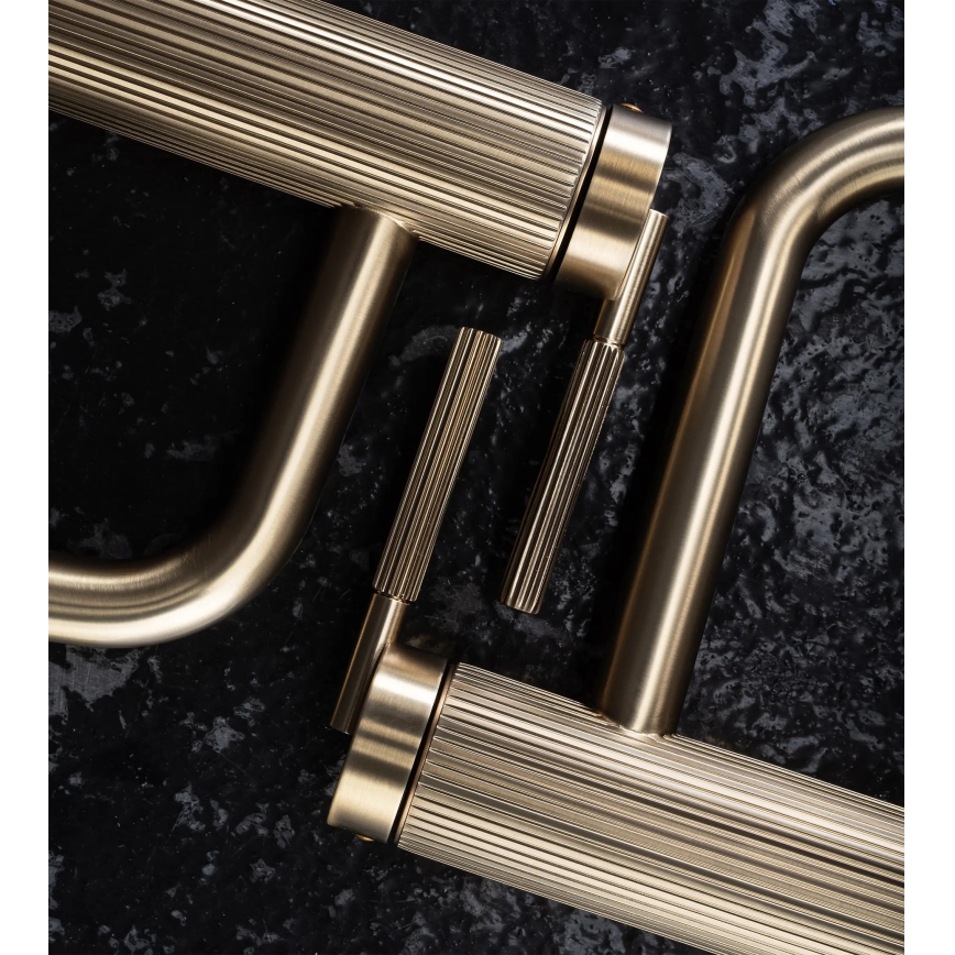 REA-B7802 - Håndvaskarmatur ARGON 29,5 cm børstet guld