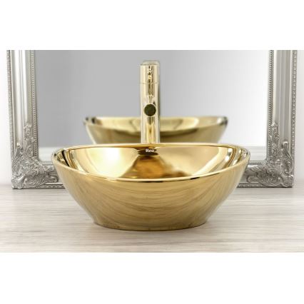 REA-B8803 - Håndvaskarmatur TESS 31,5 cm, guld