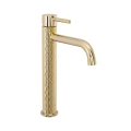 REA-B8821 - Håndvaskarmatur LUNGO ART 28 cm, guldfinish