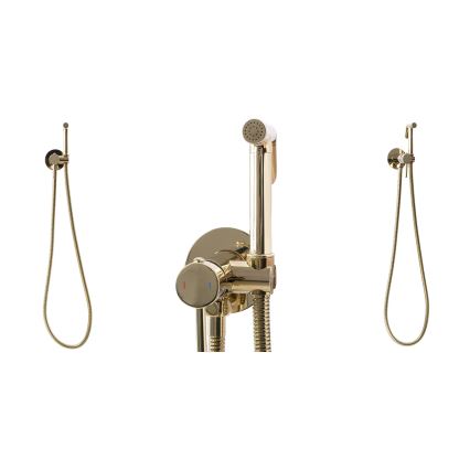 REA-B8979 - Bidetarmatur med bidetbruser til indbygget installation LUNGO guld