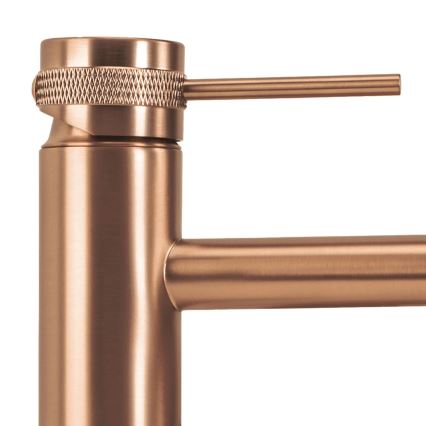 REA-B8988 - LUNGO håndvaskarmatur 28 cm børstet kobber