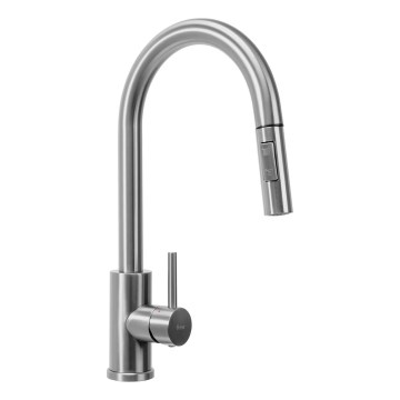 REA-B9146 - Køkkenarmatur med udtrækbar bruser FRESH 39,5 cm nikkel