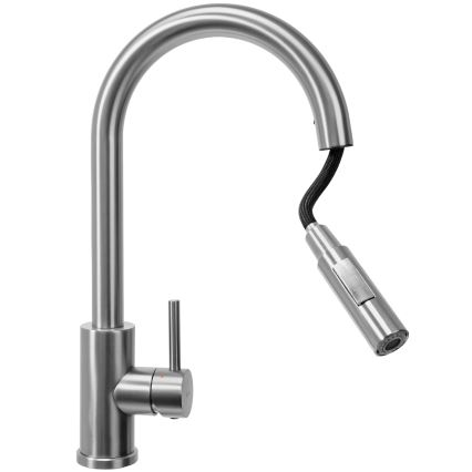 REA-B9146 - Køkkenarmatur med udtrækbar bruser FRESH 39,5 cm nikkel