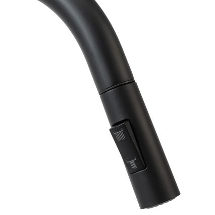 REA-B9147 - Køkkenarmatur med udtrækbar bruser FRESH 39,5 cm, mat sort