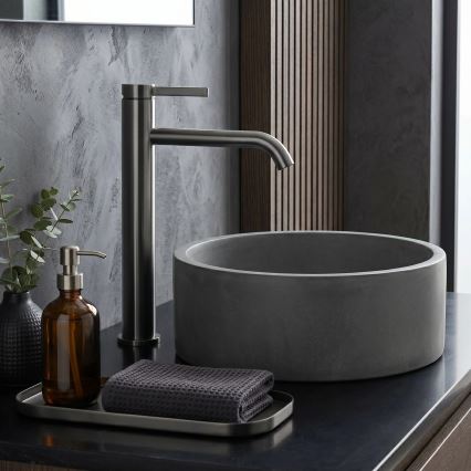 REA-B9322 - Håndvaskarmatur RIVO 28 cm titan