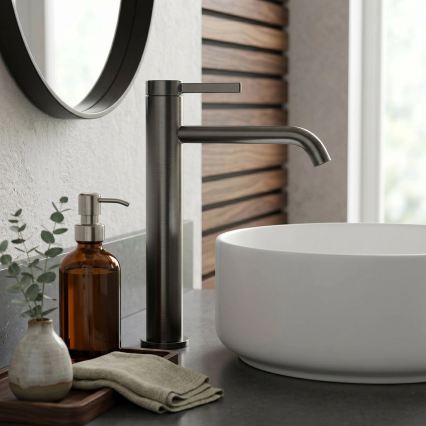REA-B9322 - Håndvaskarmatur RIVO 28 cm titan