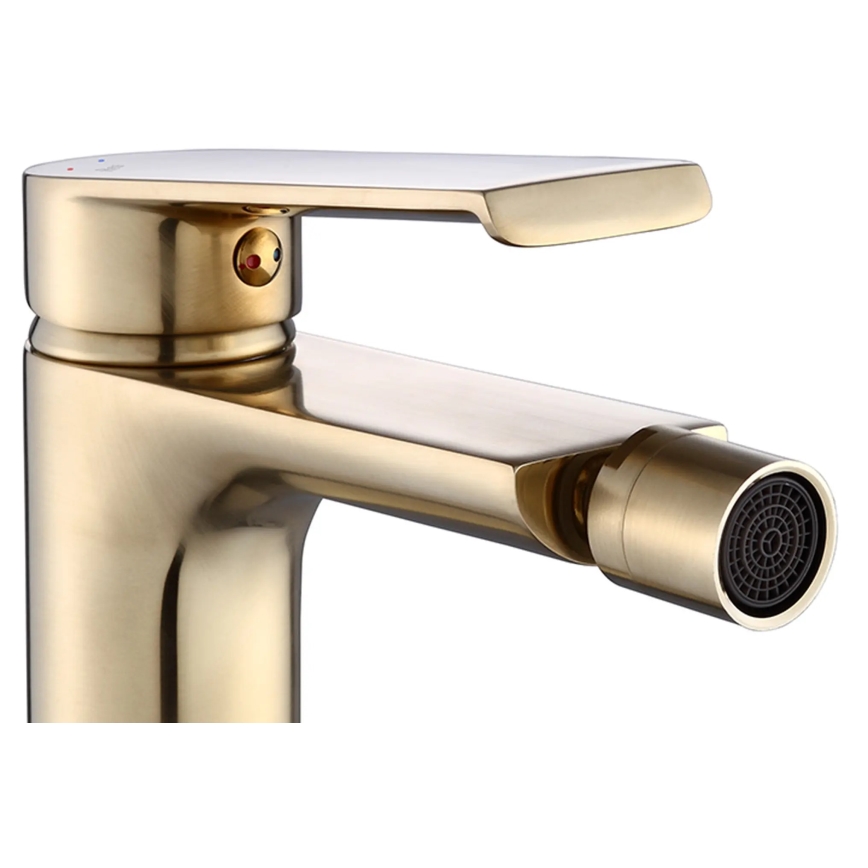REA-B9970 - HASS bidetarmatur, 14,5 cm, børstet guld