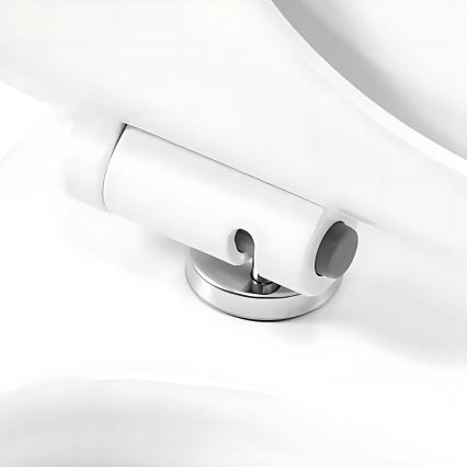 REA-C1652 - Væghængt toilet med toiletsæde GUSTAVO RIMLESS keramik/hvid
