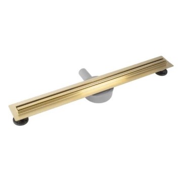 REA-G2714 - Afløbsrende NEOX SLIM 70 cm rustfrit stål/børstet guld