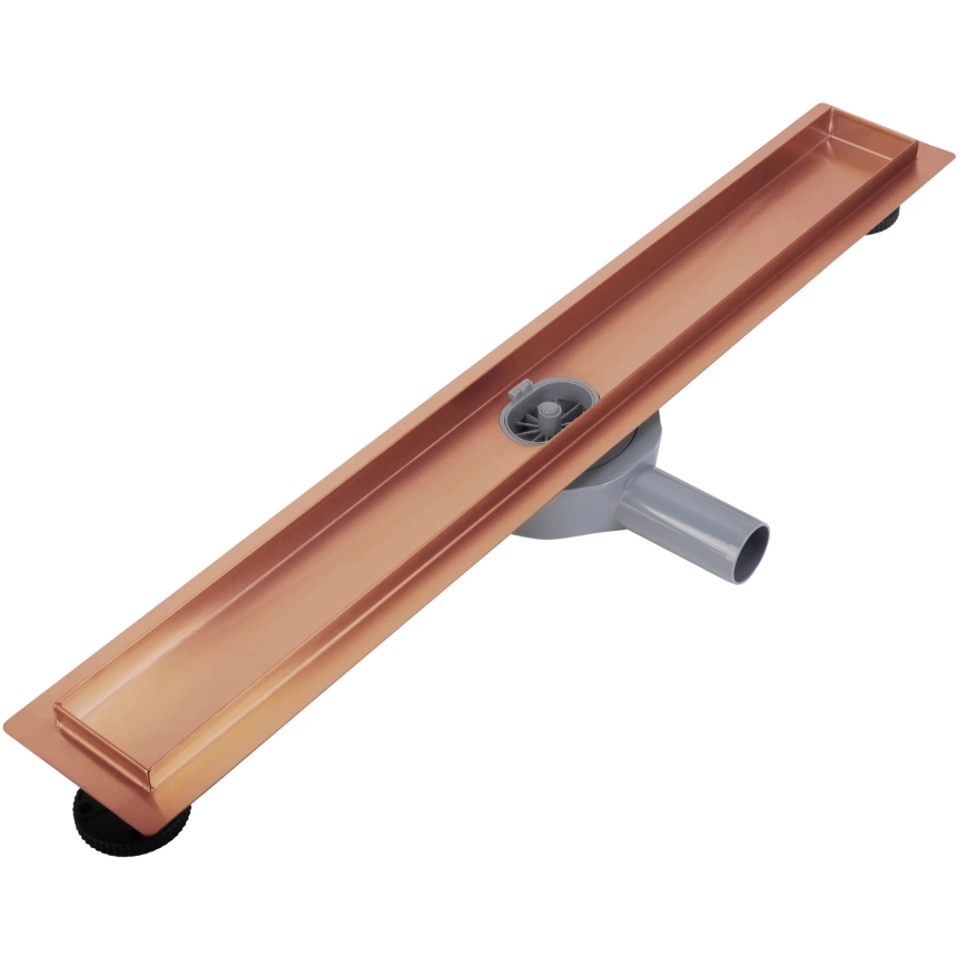 REA-G4800 - Afløbsrende NEOX PRO 60 cm børstet kobber