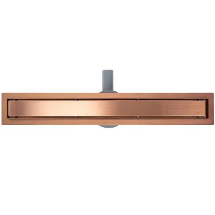 REA-G4800 - Afløbsrende NEOX PRO 60 cm børstet kobber