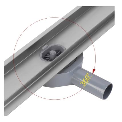 REA-G5809 - NEOX PRO afløbsrende 80 cm i rustfrit stål