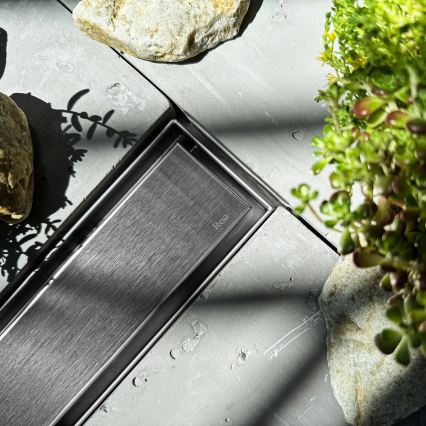 REA-G5810 - NEOX PRO afløbsrende 90 cm, nikkel