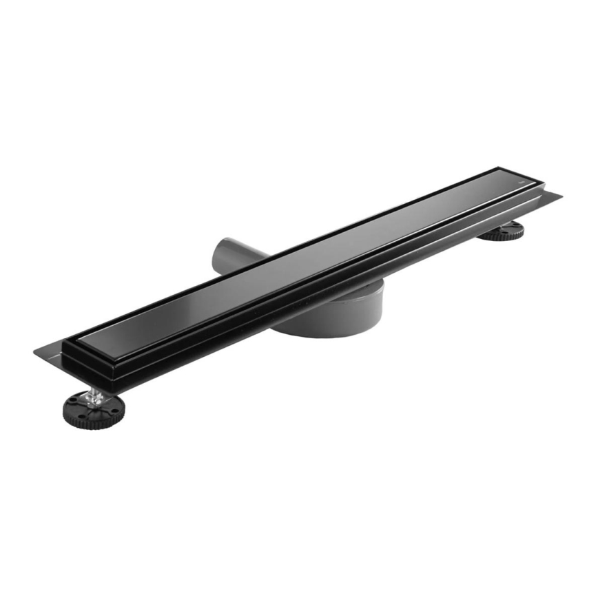REA-G7803 - Afløbsrende NEOX PRO 80 cm rustfrit stål/sort
