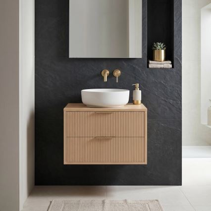 REA-M0408 - Væghængt underskab til håndvask MONO 60x47 cm beige
